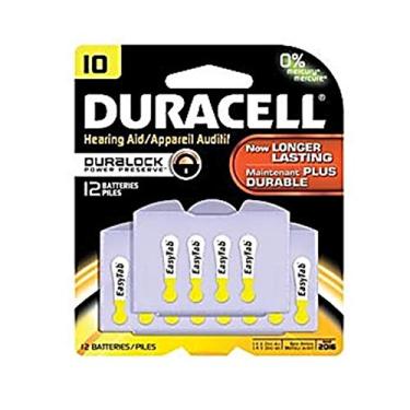 Imagem de Duracell Bateria para aparelho auditivo PGD DA312B16, zinco ar, tamanho 312 (pacote com 16)