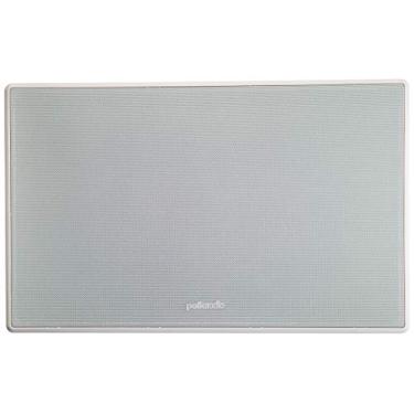 Imagem de POLK AUDIO 255c-RT alto-falante de canal central na parede (2) drivers de 5,25 polegadas - série Vanishing | cabe facilmente na parede | Porta de alimentação | grade pintável preta, branca