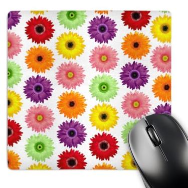 Imagem de 3dRose Mouse pad colorido com estampa de margaridas Gerbera de 20 x 20 x 0,25 (mp_110673_1)