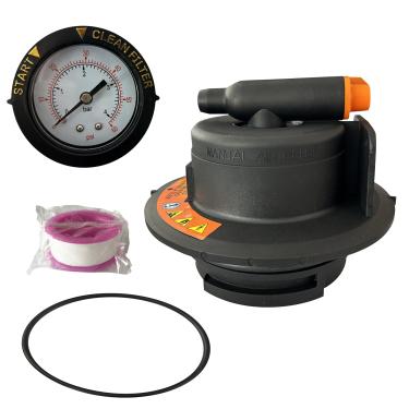 Imagem de Fundyliue DEX2420MAR2 Substituição manual de válvula de ventilação de montagem de alívio de ar para filtros de piscina DE e cartucho compatível com filtros de cartucho Pro Grid DE Swim-Clear e Swim