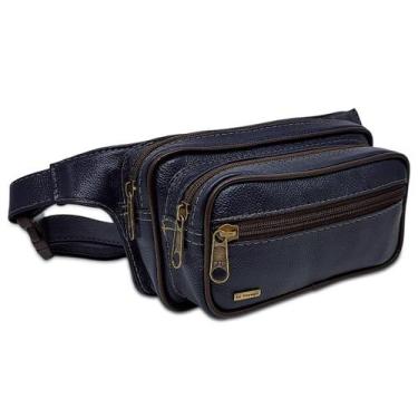 Imagem de Pochete Feita De Couro Le Voyage Espaçosa Resistente Unissex