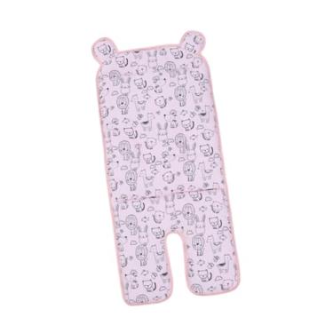 Imagem de YIJU Almofada para carrinho de bebê, forro para assento de bebê, acessórios para carrinho, almofada macia e reversível para assento de criança, Rosa