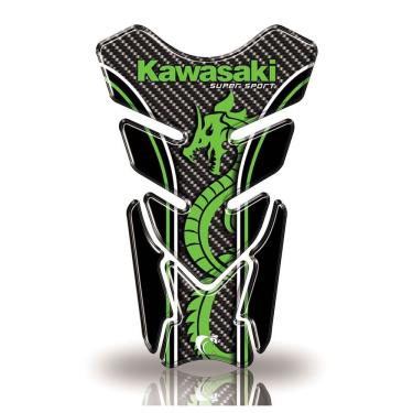 Imagem de Protetor De Tanque Adesivo Moto Kawasaki Verde
