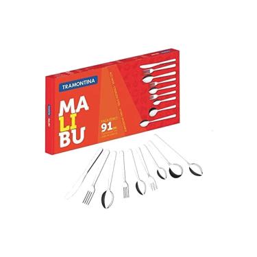 Imagem de Faqueiro Em Inox Tramontina Malibu Com 91 Peças