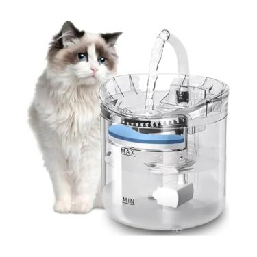 Imagem de FINYQBET Bebedouro Automático Para Cães E Gatos - 1.8L Fonte de Água com Filtro, Bomba Ultrassilenciosa e Sistema de Circulação Quádrupla - Ideal para Gatos, Cães e Pequenos Animais de Estimação