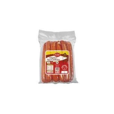 Imagem de Linguiça tipo calabresa reta defumada nobre 2.5 kg caixa - AURORA
