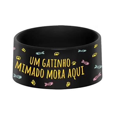 Imagem de Comedouro e Bebedouro Pet - Gatinho Mimado