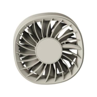 Imagem de Ｂｅｓｇａ Mini ventilador de ventilação para carro, circulador de ar automático, clipe para ventilador compacto versátil, velocidades ajustáveis ​​para painel, Cáqui
