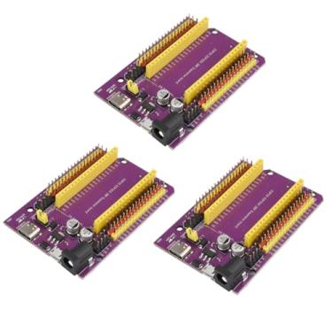 Imagem de HiLetgo Placa De Expansão 3Pcs Esp32 Esp32S 38 Pinos - Esp32-Devkitc-32 Wifi Bluetooth Usb C/Tipo C E Micro Roxo