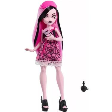 Imagem de Mattel  Boneca Monster High Coleção Pijamas Monstruosos Draculaura