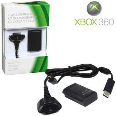 Imagem de Carregamento Rápido para Controle Compatível com Xbox 360 + Bateria e 