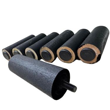 Imagem de Pés Madeira 13cm - Kit com 7 Unidades Pezinho Cama Box