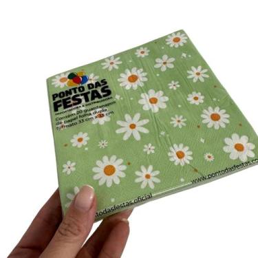Imagem de Guardanapo de Papel Folha Dupla Margarida 33x33 cm - Inspire sua Festa