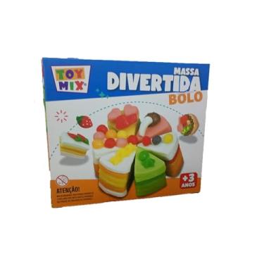 Imagem de Toy Mix Massa Divertida Bolo, Brinquedo Criativo para Crianças +3 Anos, Conjunto de Bolos Coloridos