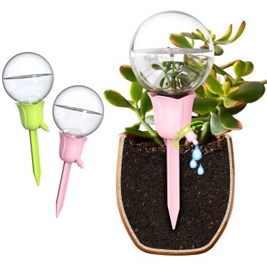 Imagem de NiHome Globo autoirrigável para plantas em forma de tulipa, gotejador de plantas internas e externas, fácil de reabastecer e manter