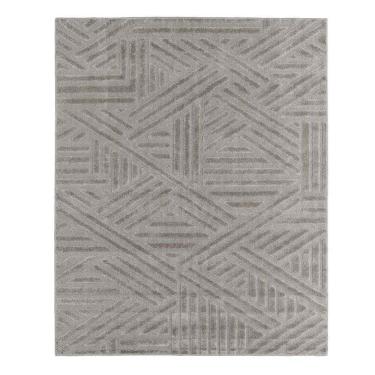 Imagem de Tapete Para Sala Realce Trama 51 Cinza 1,00x1,50m
