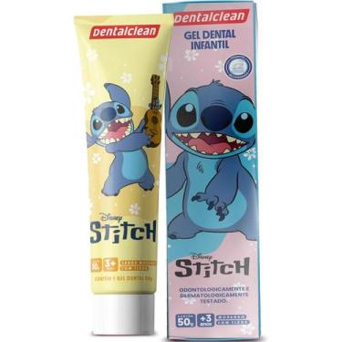 Imagem de Creme dental infantil stitch sabor morango 50g pasta dente - Dentalcle