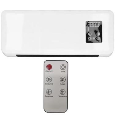 Imagem de Aquecedor Refrigerador Portatil Parede Ventilador Seca Roupa Ar Controle Vento Frio Quente Temperatura Ajustavel Casa Sala Quarto Escritorio Loja