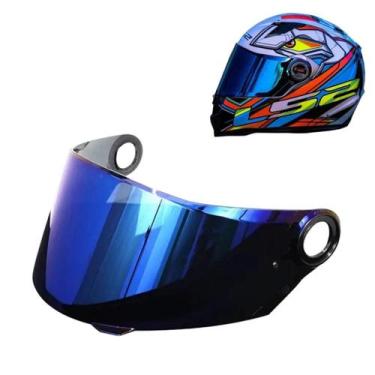 Imagem de Viseira ls2 vision ff358 azul pvc - VM Vision