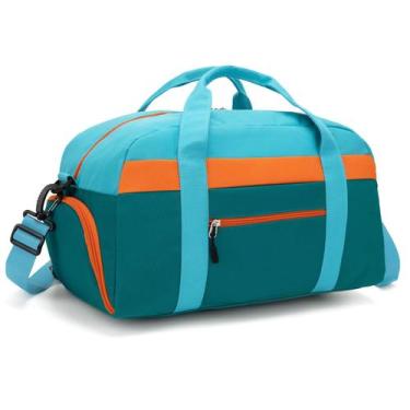 Imagem de Mochila Hawlander Kids para meninos ou meninas azul verde