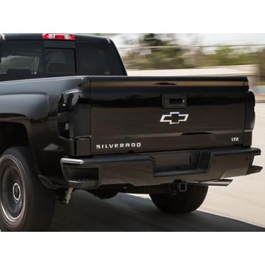 Imagem de Capas de película de luz traseira Rtint compatíveis com Chevrolet Silverado 2014-2018 - Película de escurecimento de luz traseira - Blackout Smoke