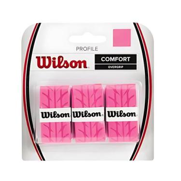 Imagem de Overgrip Profile Comfort Com 3 Unidades Rosa Pink WRZ4025PK - Wilson