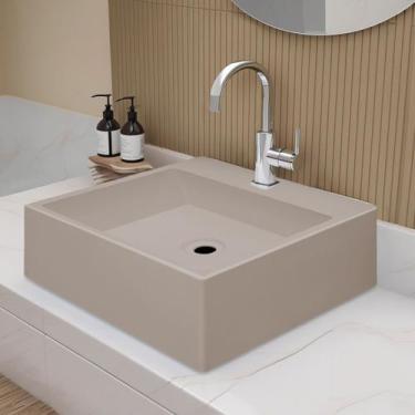 Imagem de Cuba Pia Para Banheiro De Apoio Lavabo 40cmx37cm Genova - Riverzza, Ca