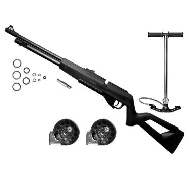 Imagem de Carabina Airgun Pcp G850 5,5mm Qgk + Bomba Pcp Preto 5.5 Mm
