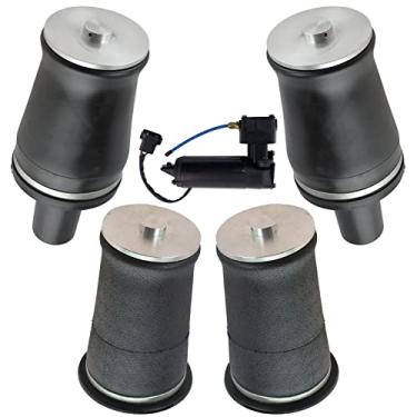 Imagem de TRQ Kit de molas pneumáticas dianteiras e traseiras e compressor compatível com Land Rover Range Rover SUV