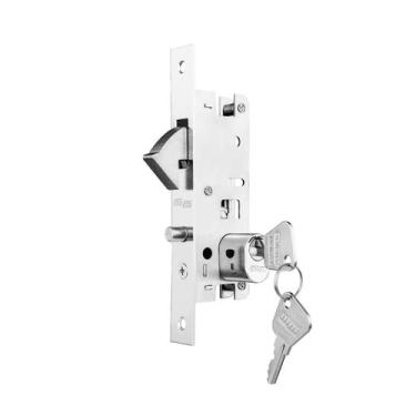 Imagem de Fechadura Porta Correr Bico De Papagaio Linha Gold 1060 Cromada - MM F