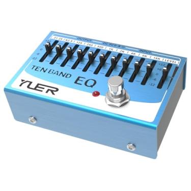 Imagem de Kmise Pedal De Guitarra Ten Band Eo, Efeitos Para Elétrica, E Baixo Mini Single Type Dc 9V True Bypass