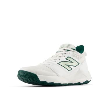 Imagem de New Balance Tênis infantil unissex Coco Cg2, Branco/menta natural/verde pântano, 2 Little Kid
