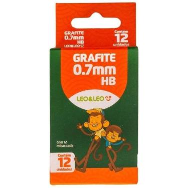 Imagem de 2 Caixas C/12 Tubos Grafite Para Lapiseira 0,7Mm Hb Leo Leo