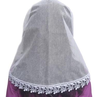 Imagem de Véu ccb infantil notas musicais anne congregação cristã no brasil - Vé