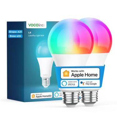 Imagem de Lâmpada inteligente VocoLinc L4 LED WiFi de cor completa 9,5 W 850 lm