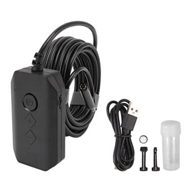 Imagem de Endoscópio Wi -Fi Impermeável à prova d'água 1080p HD Câmera de inspeção de borrescope com lentes dupla com luzes de 5m de 5m para detecção de veículo a motor de tubo de esgoto