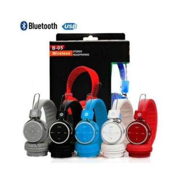 Imagem de Fone De Ouvido Sem Fio P2 Bluetooth Stereo B05 Card Wireless