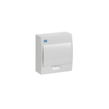 Imagem de Quadro De Distribuicao Sobrepor Tampa Branca 8 Minidisjuntores - Weg