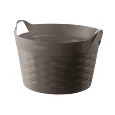 Imagem de Sanremo - Cesto Organizador Plástico Flexível Circular de 30 Litros, Linha Moolti