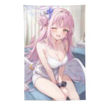 Imagem de LIEGBMEU Sexy Bikini Hot Anime Girl Tapeçaria 152.4 cm x 228.6 cm Interior Exterior Wall Quilt Art Decoração de Tapeçaria Caprichosa, AF209