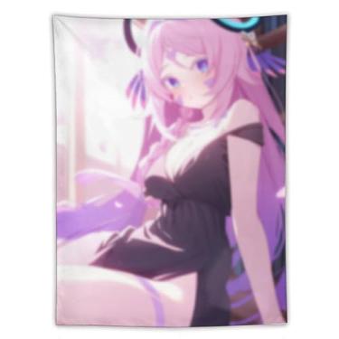 Imagem de LIEGBMEU Tapeçaria Sexy Hot Anime Girl 152.4 cmx203.2 cm Wall Quilt Art Whimsical Tapestry DecorationAF367