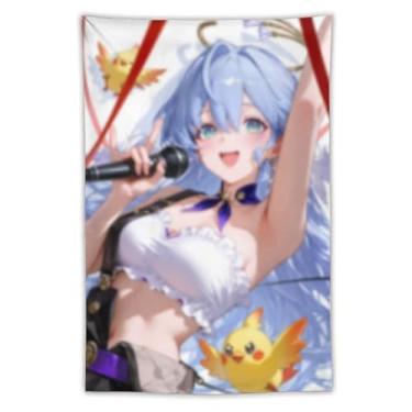 Imagem de LIEGBMEU Sexy Bikini Hot Anime Girl Tapeçaria 101.6 cm x 152.4 cm Interior Exterior Wall Quilt Art Decoração de Tapeçaria Caprichosa, AF364