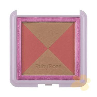 Imagem de Blush Compacto Duo  Ruby Rose, 01