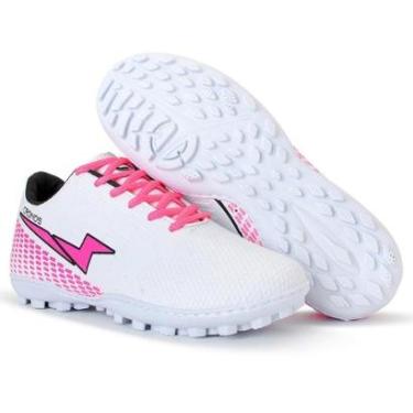 Imagem de Tênis Futebol Grama Sintética Society Cronos Masculino Feminino Confortável-Unissex