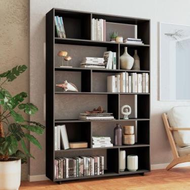Imagem de Estante para Livros 5 Prateleiras Preto Be 47 - Brv, Preto