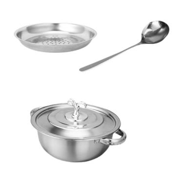 Imagem de SiaBiced Recipiente para banha de porco, filtro de aço inoxidável multifuncional para cozinha, filtro de banha para cozinhar, acampar, fritar e armazenar