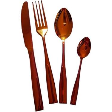 Imagem de Jogo de Talheres de Inox Brilhantes - Faqueiro 16 Peças - CAN.U.DO, Ra