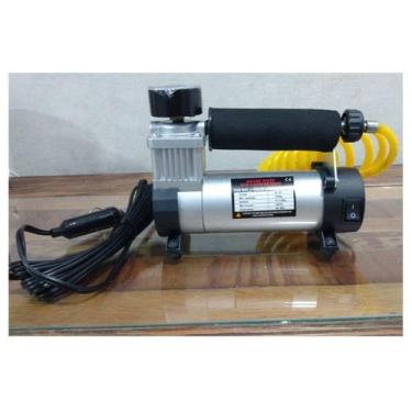 Imagem de Mini Compressor Ar Em Metal 12v 140 Psi Carro Moto Bike Bola - JIAXI