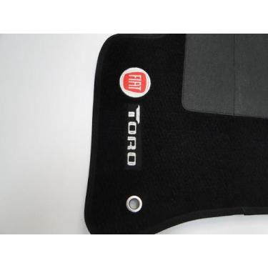 Imagem de Jogo Tapete Carpete Fiat Toro Base Pinada - Scar Acessorios