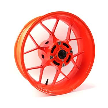 Imagem de Aro de roda traseira Arashi para Honda CBR600RR 2007-2022, peças de acessórios de reposição de motocicleta laranja neon